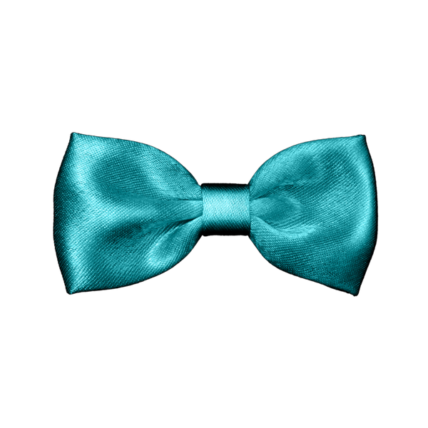 Teal Twilight bowtie<br> in Deep Aqua Blue